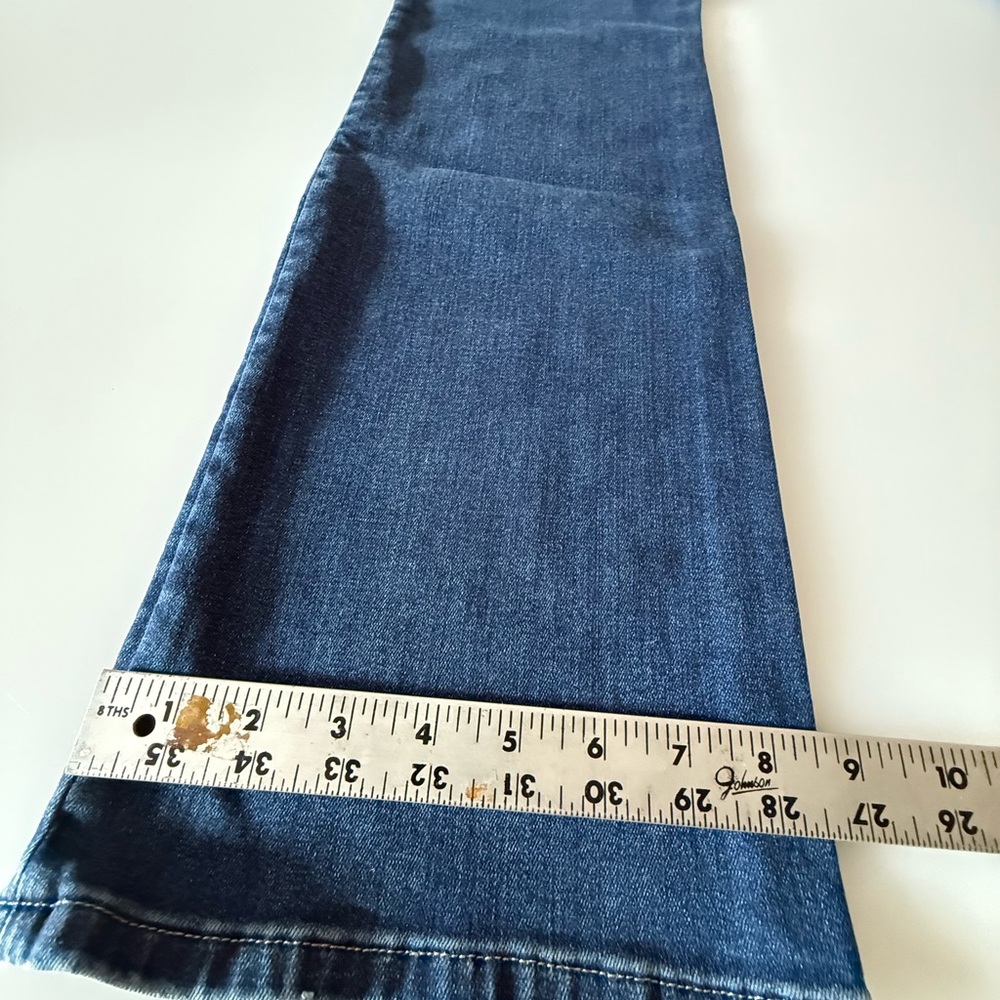 Frame Denim Women's Boot Cut Jeans in Dark Blue 11” rise - Picture 3 of 11